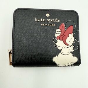 Kate Spade X Disney Minnie Mouse Compact Wallet in EUC